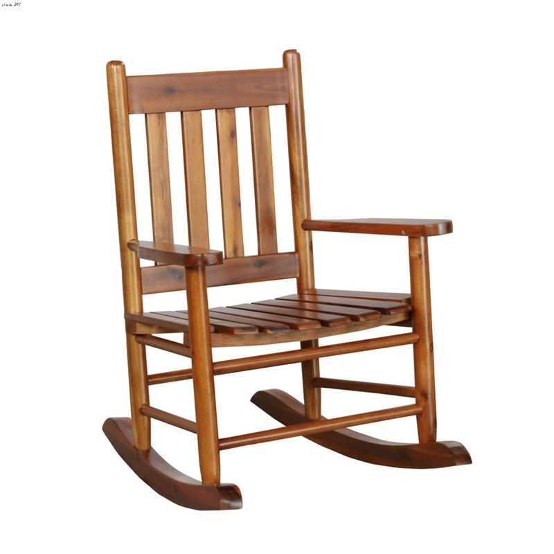 Annie Youth Brown Wood Rocking Chair 609452