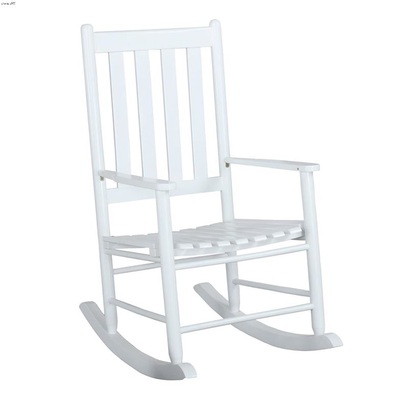 Annie White Wood Rocking Chair 609455