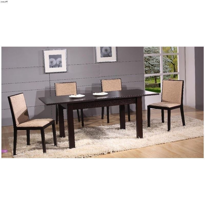 Release Modern Wenge Extendable Dining Table