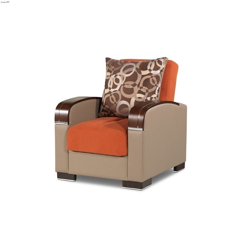 Mobimax Orange Fabric Chair
