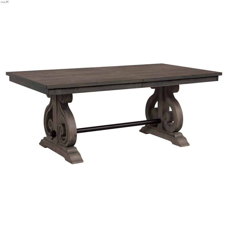 Toulon Double Pedestal Dining Table 5438-96 by Hom