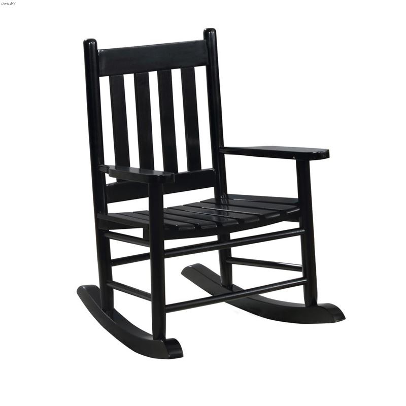 Annie Youth Black Wood Rocking Chair 609451