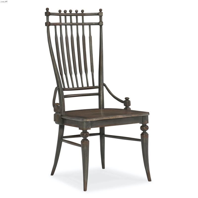 Arabella Grey Windsor Back Side Chair - Set of 2