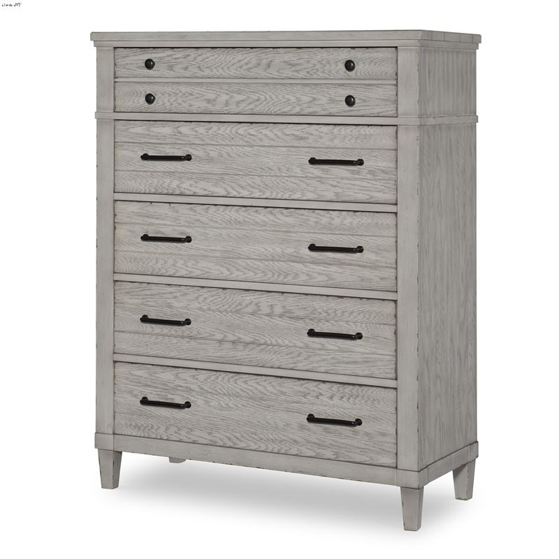 Belhaven Five Drawer Chest in Weathered Plank Fini