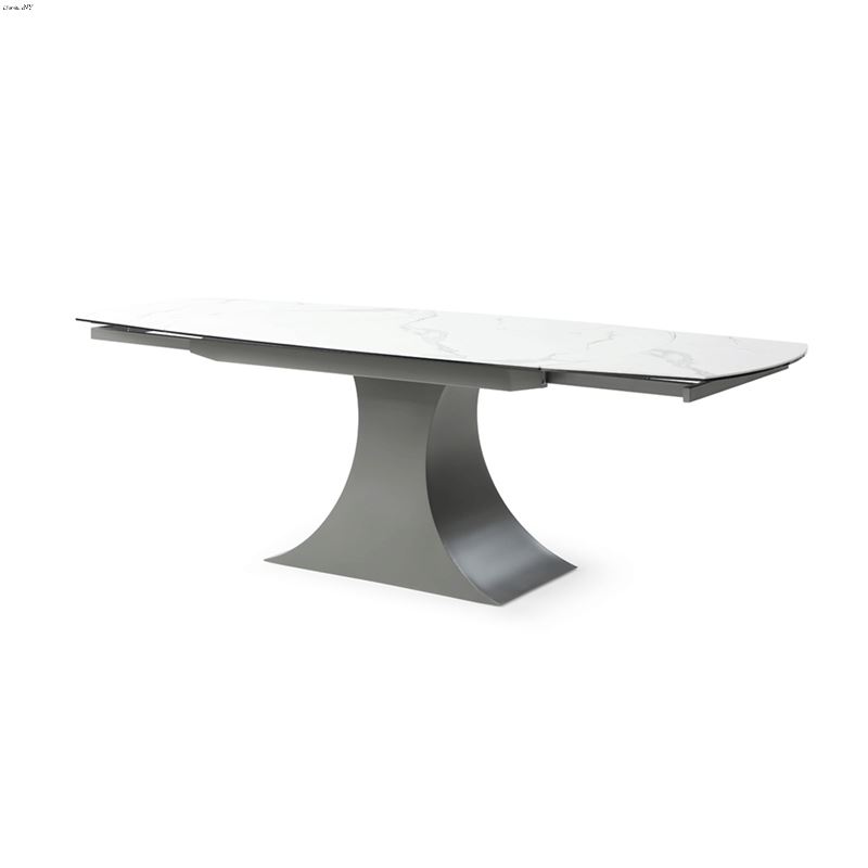 9035 Ceramic Top Marble Design Extention Dining-3