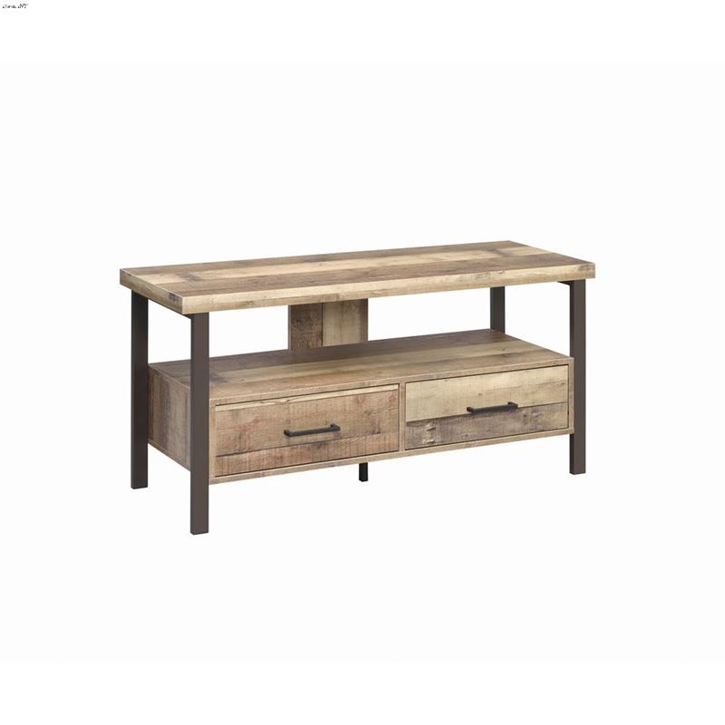 Weathered Pine 48 inch 2 Drawer TV Stand 721882