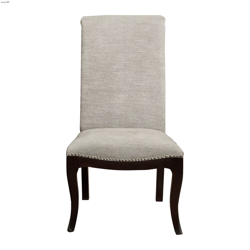 Savion Espresso Upholstered Dining Side Chair 5494