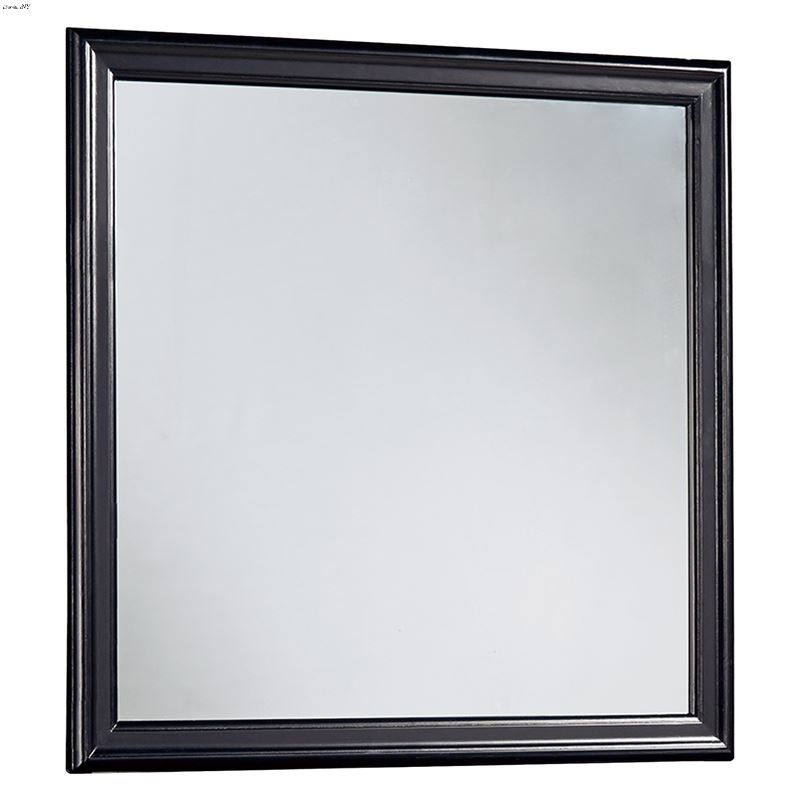 Mayville Black Square Mirror 2147BK-6