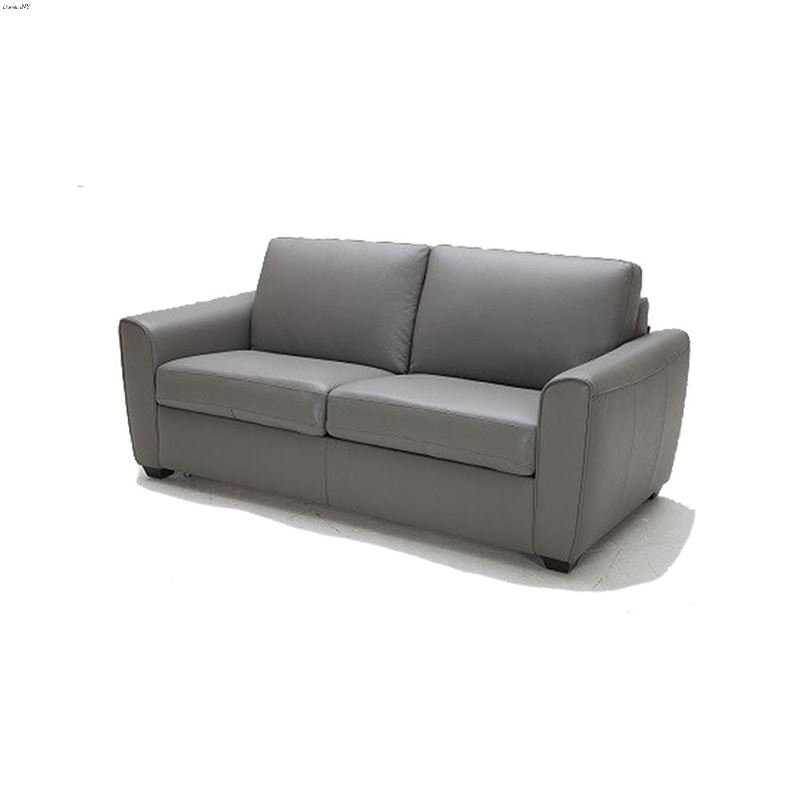 Jasper Grey Leather Sofa Bed
