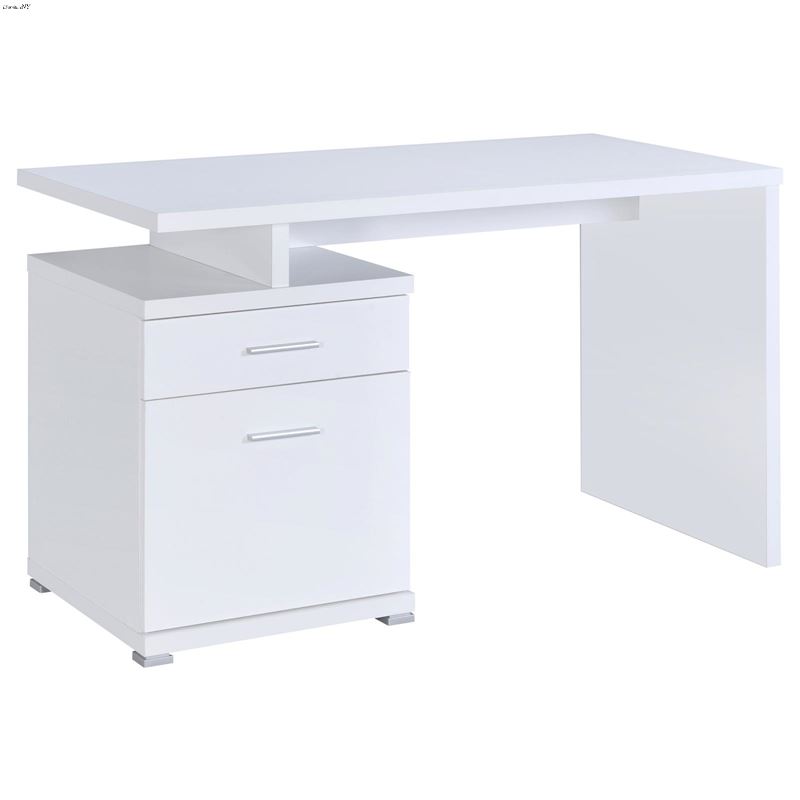 Irving 47 inch White Computer Desk 800110-2