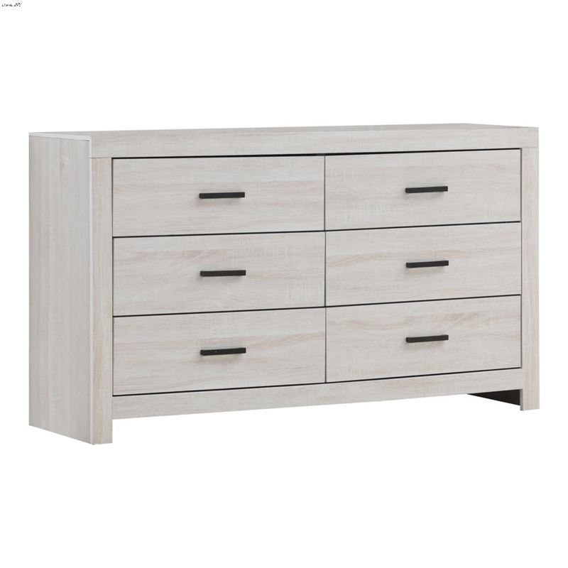 Marion Coastal White 6 Drawer Dresser 207053