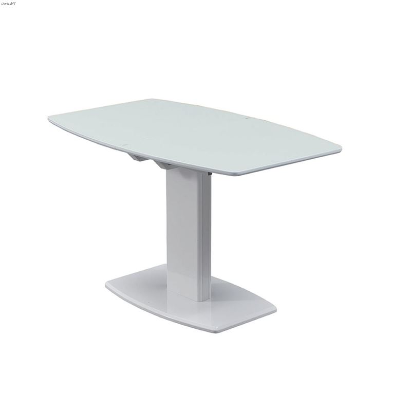 Extravaganza Collection 2396 Modern White Dining T