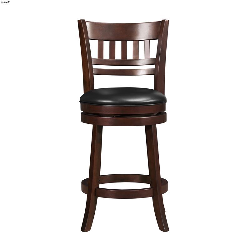 Edmond Swivel Counter Chair 1140E-24S by Homelegan
