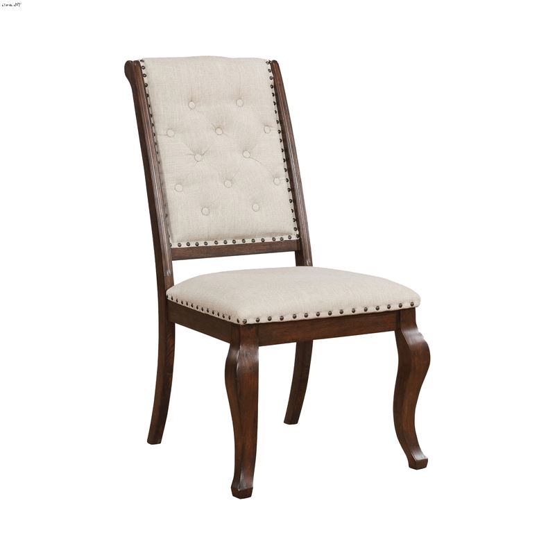 Brockway Cove Tufted Upholstered Side Chair Cream