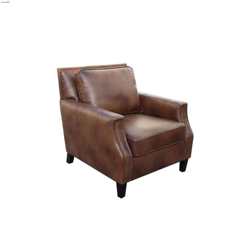 Leaton Brown Sugar Leather Chair 509443