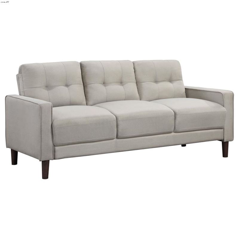 Bowen Beige Track Arm Tufted Sofa 506785