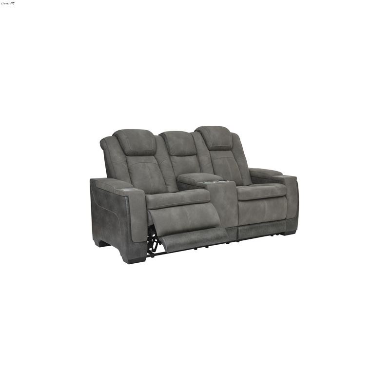 NextGen Slate DuraPella Power Reclining Loveseat 2