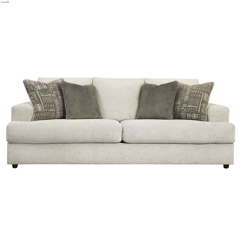 Soletren Stone Fabric 96 inch Sofa 95104 By Ashley Signature Design