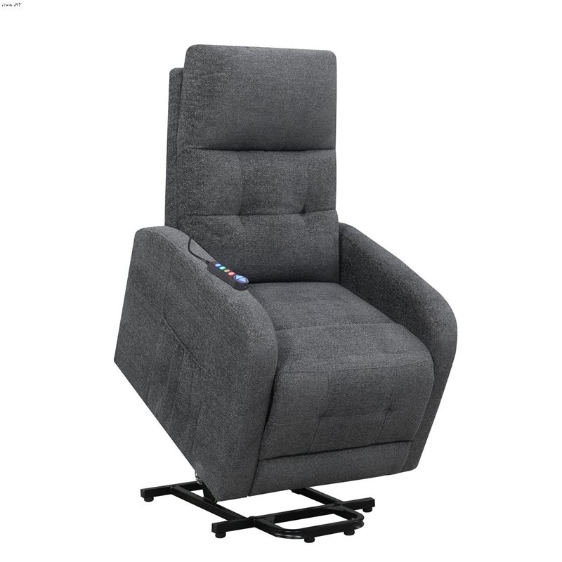 Howie Charcoal Power Lift Chair Recliner 609403P