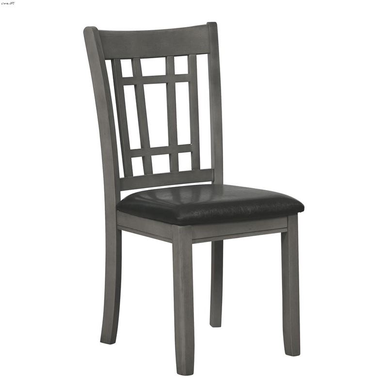 Lavon Grey Padded Dining Side Chair 108212 - Set o