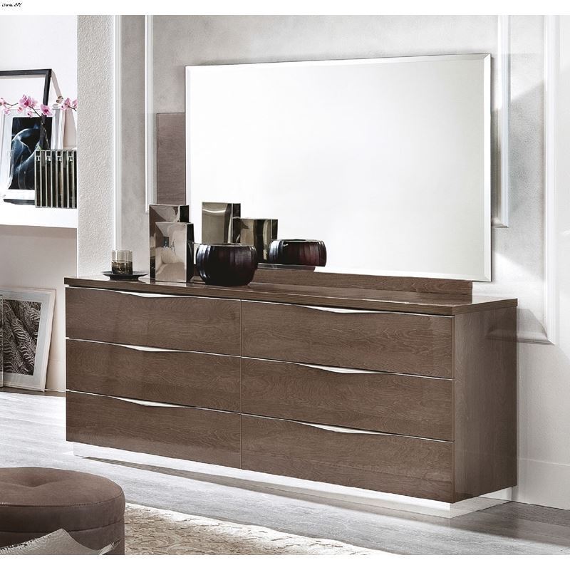 Platinum Legno 6 Drawer Double Dresser by Camelgro