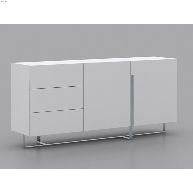 Collins High Gloss White Lacquer Buffet by Casabia