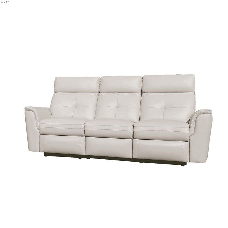 Modern 8501 White Italian Leather Sofa