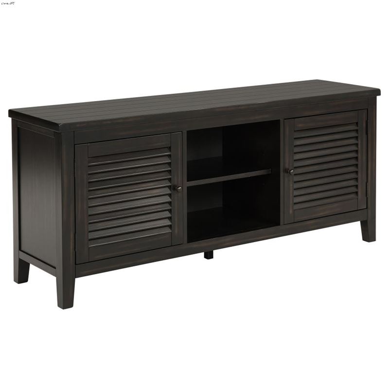 Concord Distressed Java 60 inch TV Stand Console 7