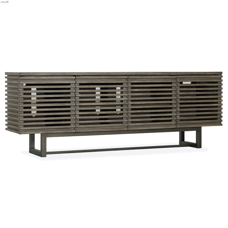 Annex 78 inch Louvered Door Entertainment Console