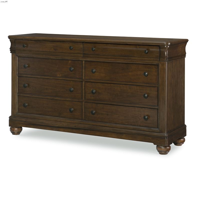 Coventry Eight Drawer Dresser in Classic Cherry Fi