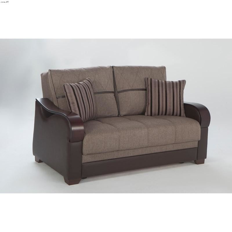 Bennett Loveseat in Redeyef Brown