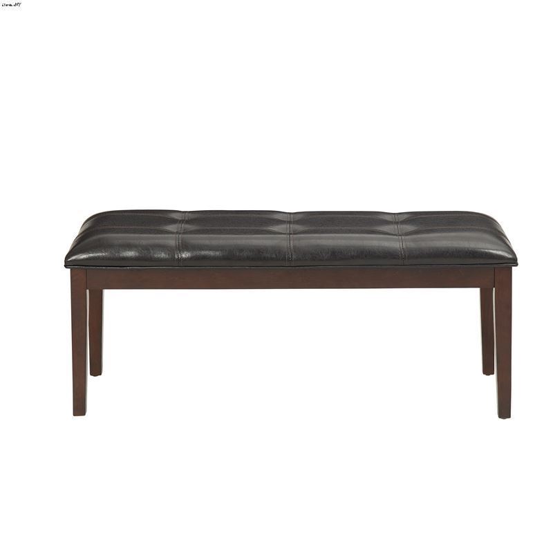 Decatur Espresso Upholstered 49 inch Dining Bench