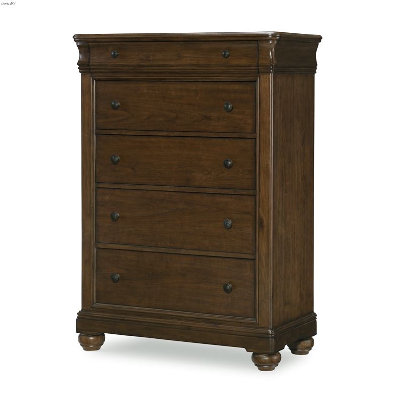 Coventry Five Drawer Chest in Classic Cherry Finis