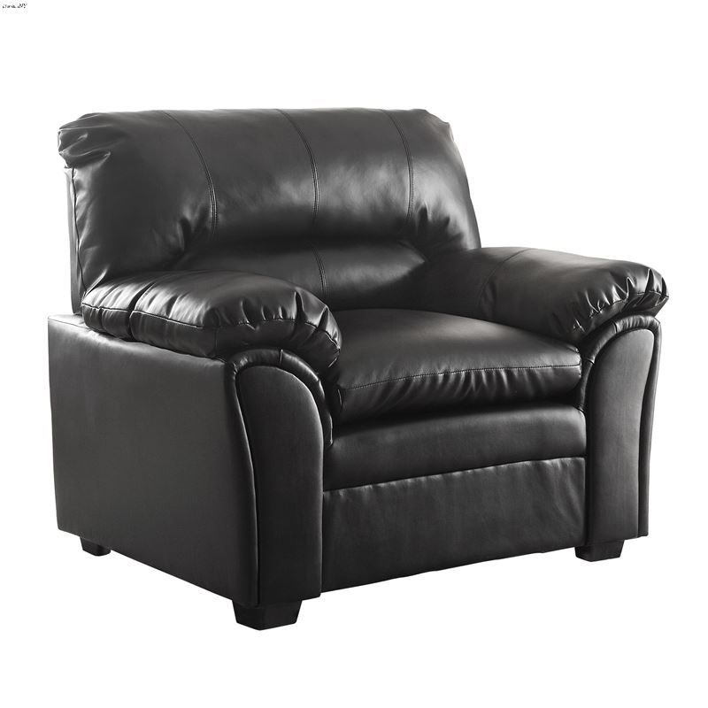 Talon Bonded Black Bonded Leather Chair 8511BK-1