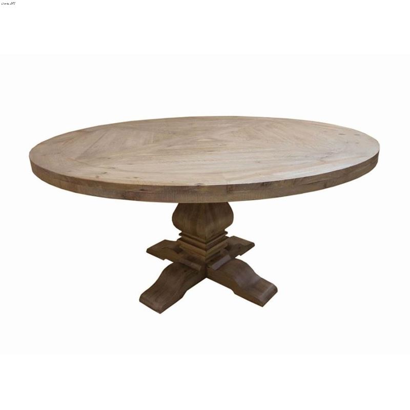 Florence 60 inch Round Dining Table 180200 by Coas