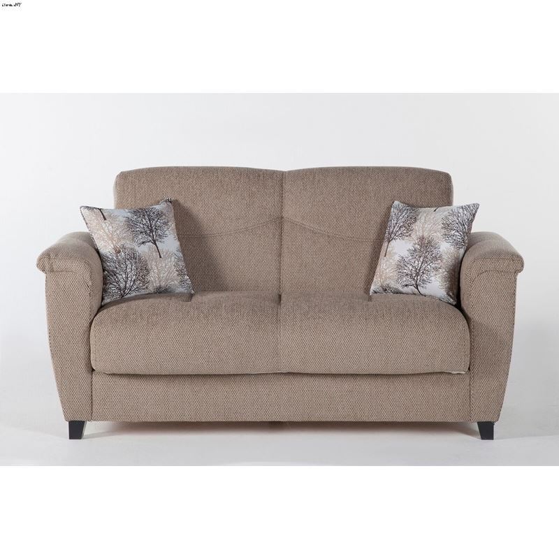 Aspen Loveseat in Aristo Light Brown