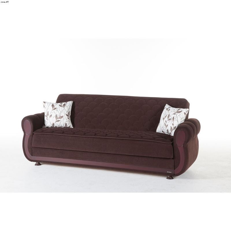 Argos Sofa Bed in Colins Brown-2
