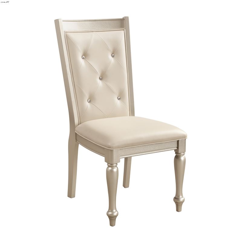 Celandine Silver Upholstered Dining Side Chair 192