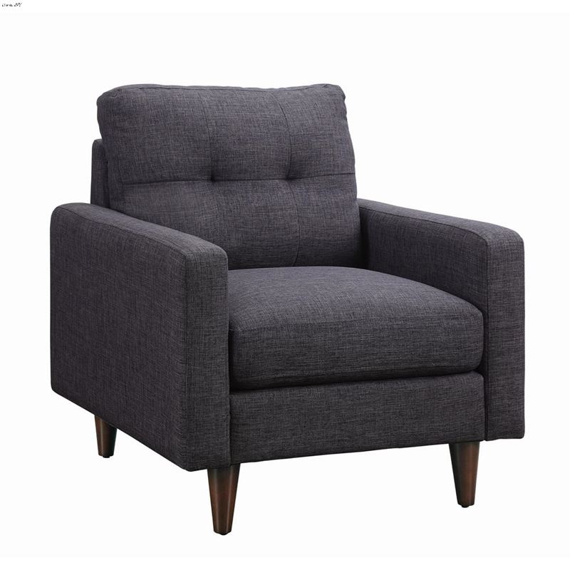 Watsonville Grey Tufted Chair 552003