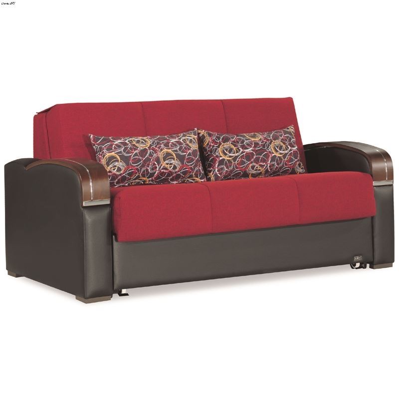 Sleep Plus Red Loveseat Sleeper