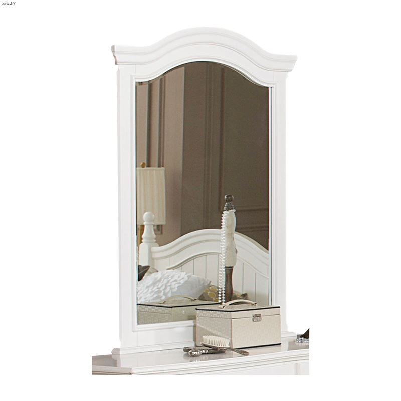 Clementine White Arched Mirror 1799-6