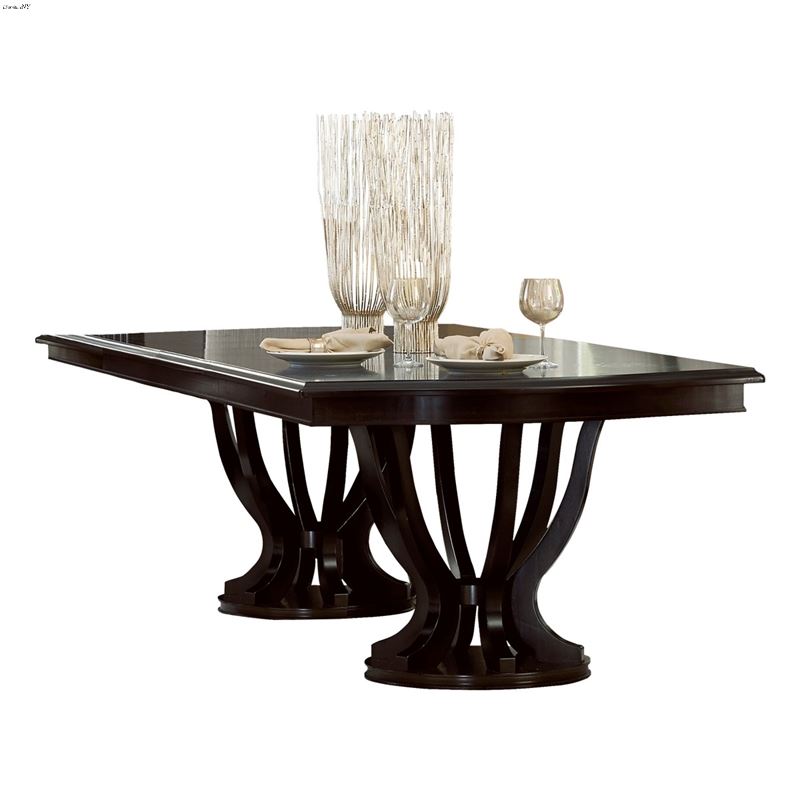 Savion Double Pedestal Dining Table 5494-106 by Ho