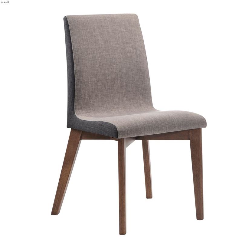 Redbridge Grey And Natural Walnut Dining Chair 106