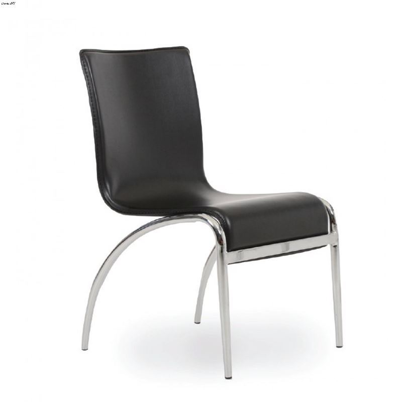 Y03 - Modern Black Dining Chair