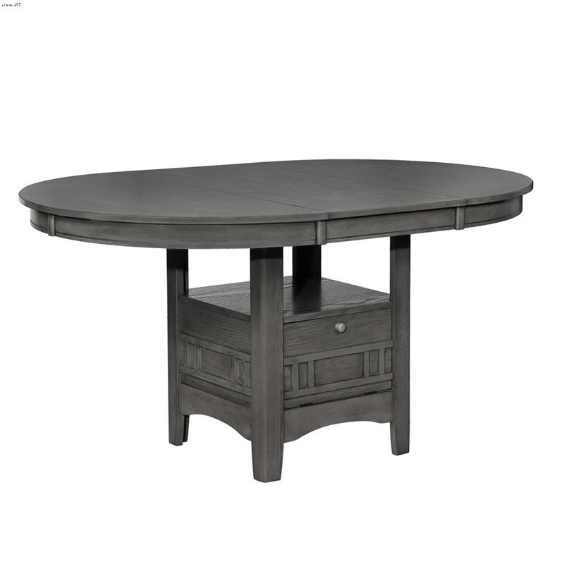 Lavon Grey Dining Table With Storage 108211