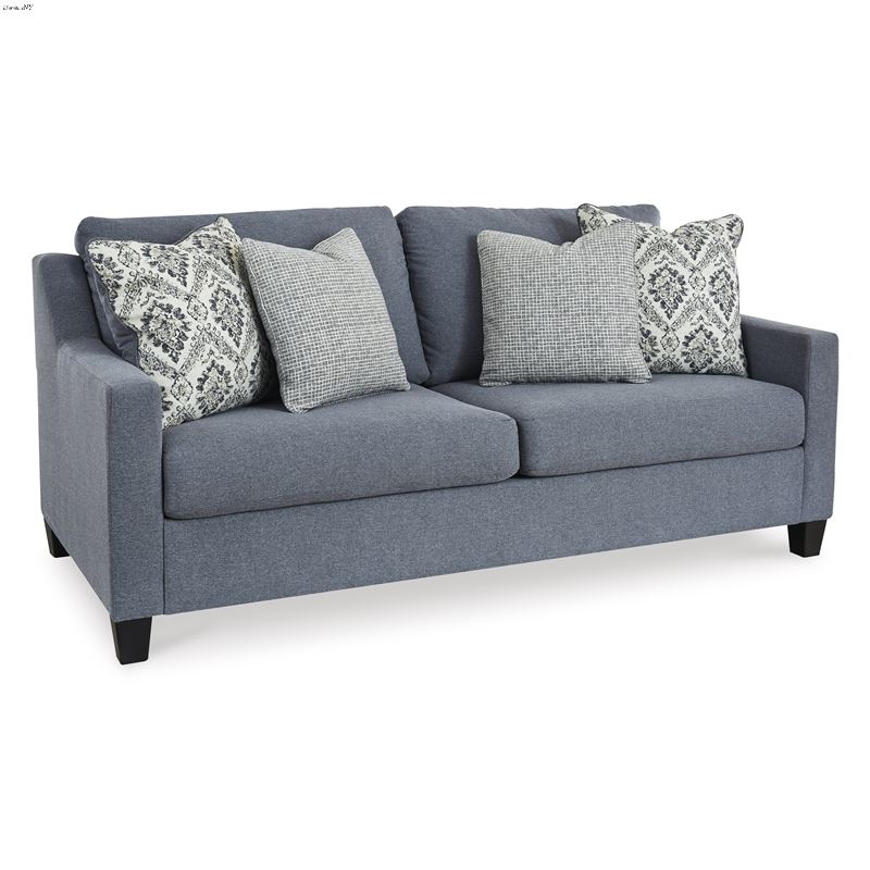 Lemly Twilight Blue Fabric Sofa 36702