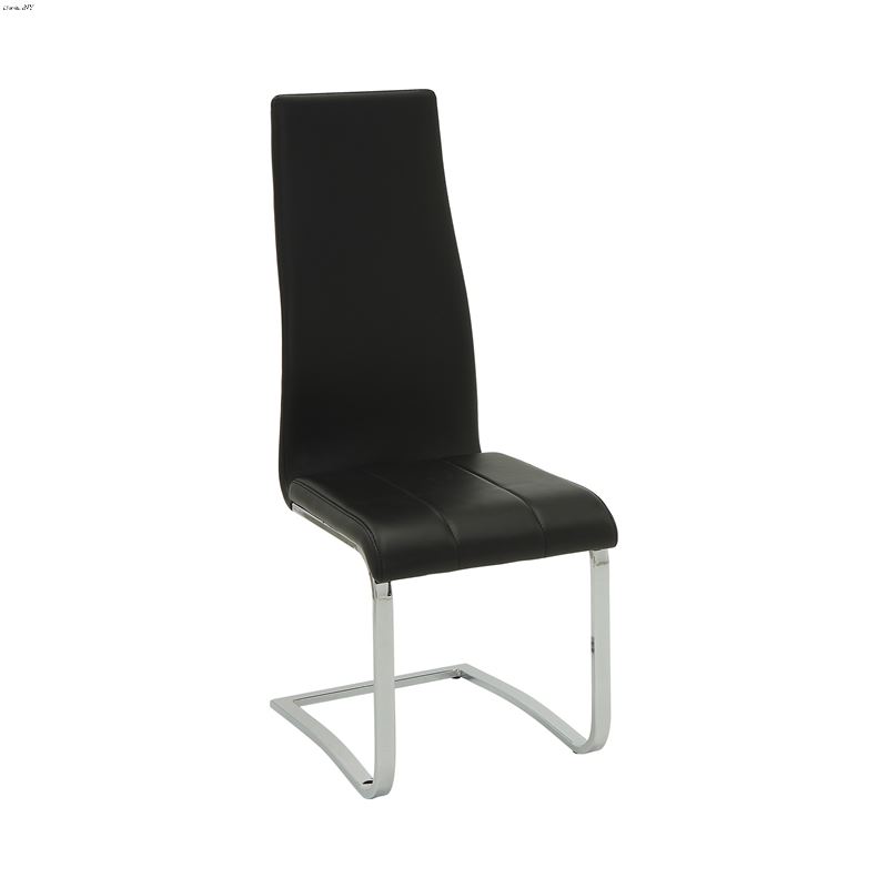 Montclair Modern Side Chair Black 100515BLK 1