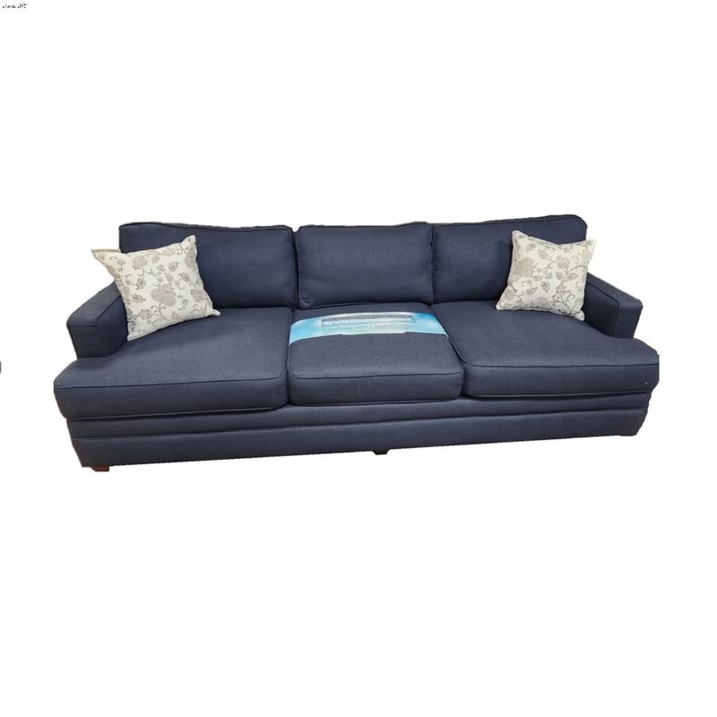 NAVY 94" Sofa - Klaussner Custom Sofa - FLOOR SAMP