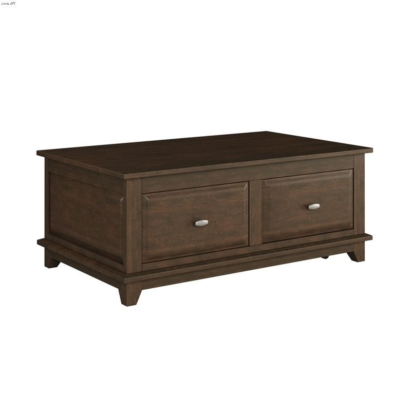 Minot Brown Storage Lift Top Coffee Table 3621-30