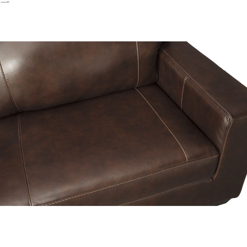 Morelos Chocolate Leather Sofa 3450238 By Ashley Signature Design